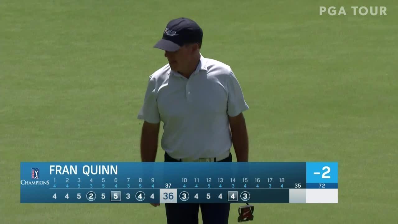 Fran Quinn drains long birdie putt at DICK'S
